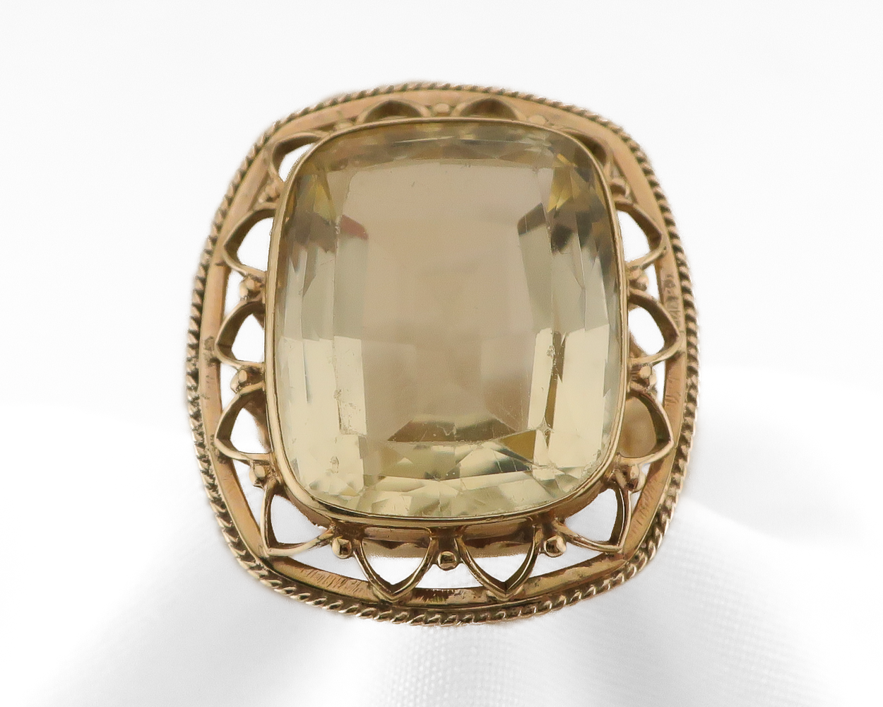 Art Deco Citrine Ring