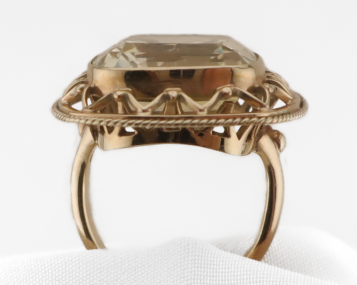 Art Deco Citrine Ring