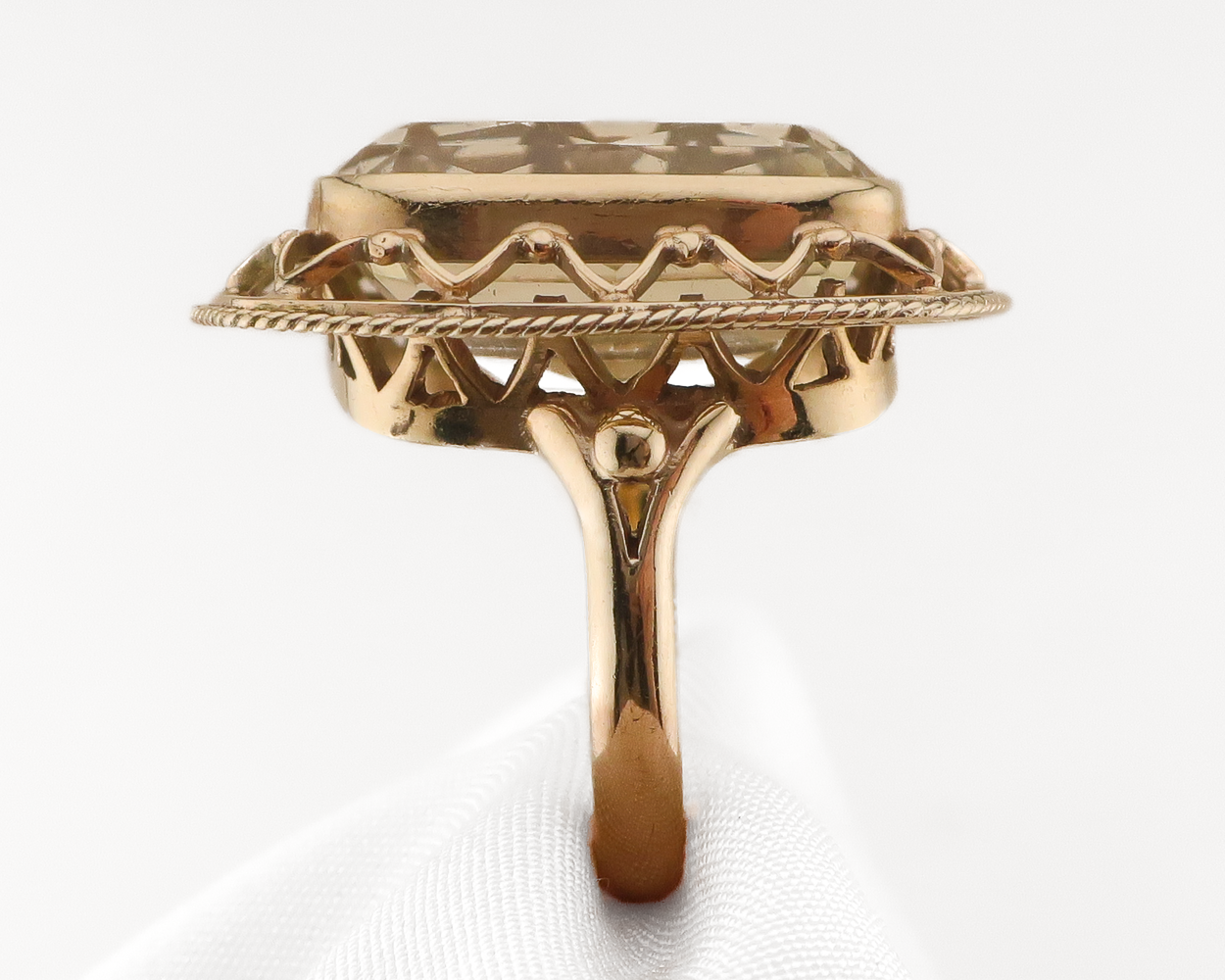 Art Deco Citrine Ring