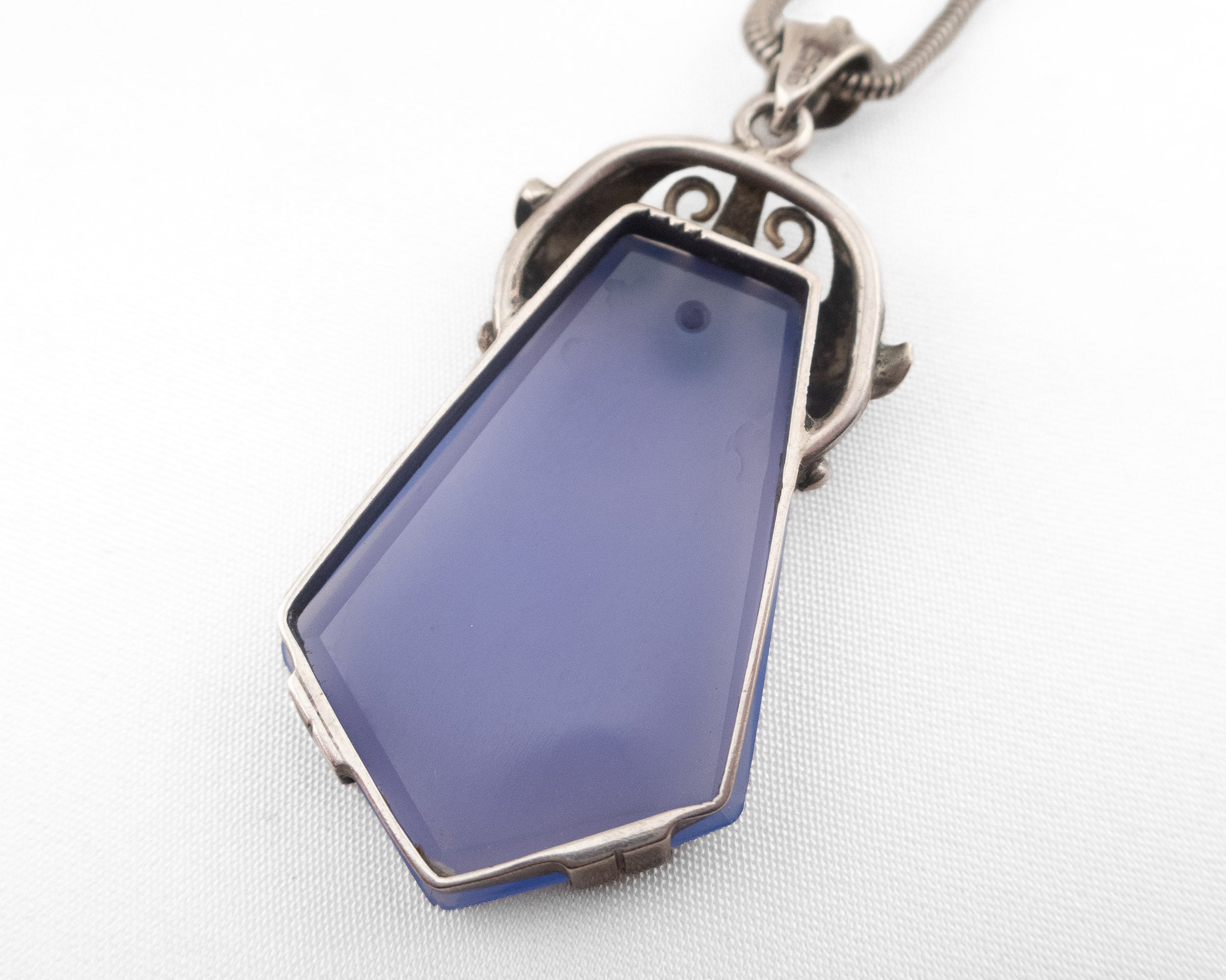 Circa 1910 Chalcedony Pendant