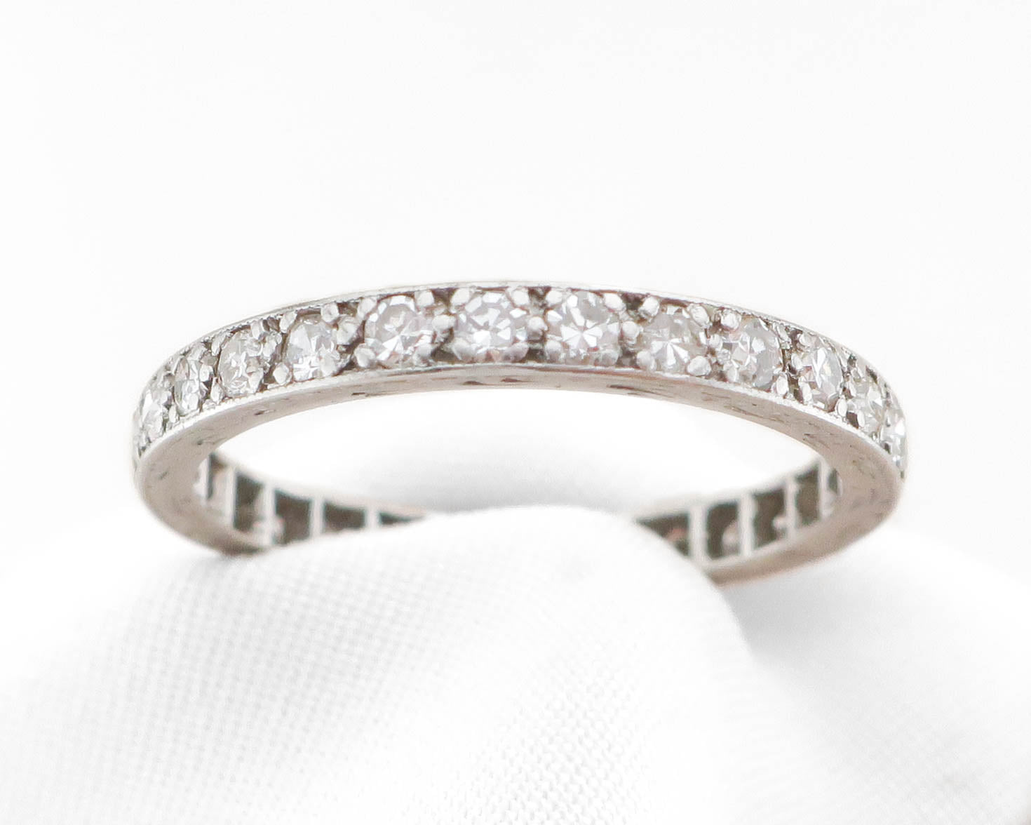 Art Deco Diamond Eternity Band