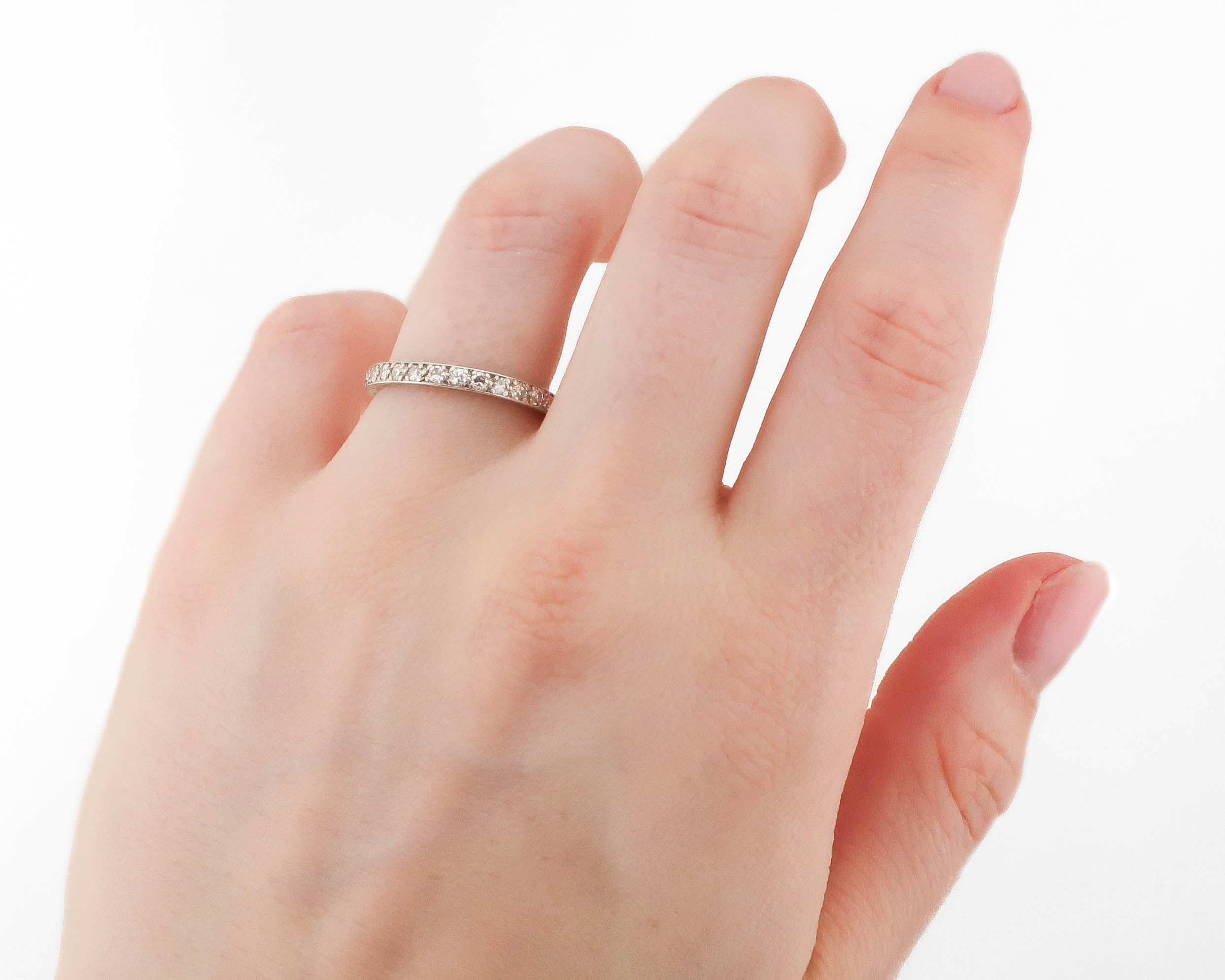 Art Deco Diamond Eternity Band