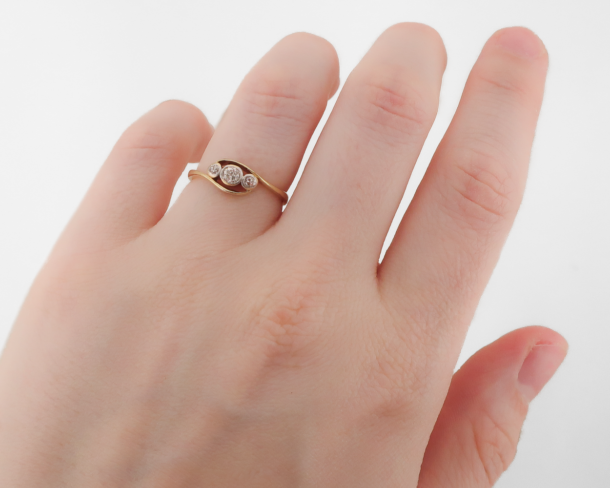 Art Deco Trilogy Diamond Ring