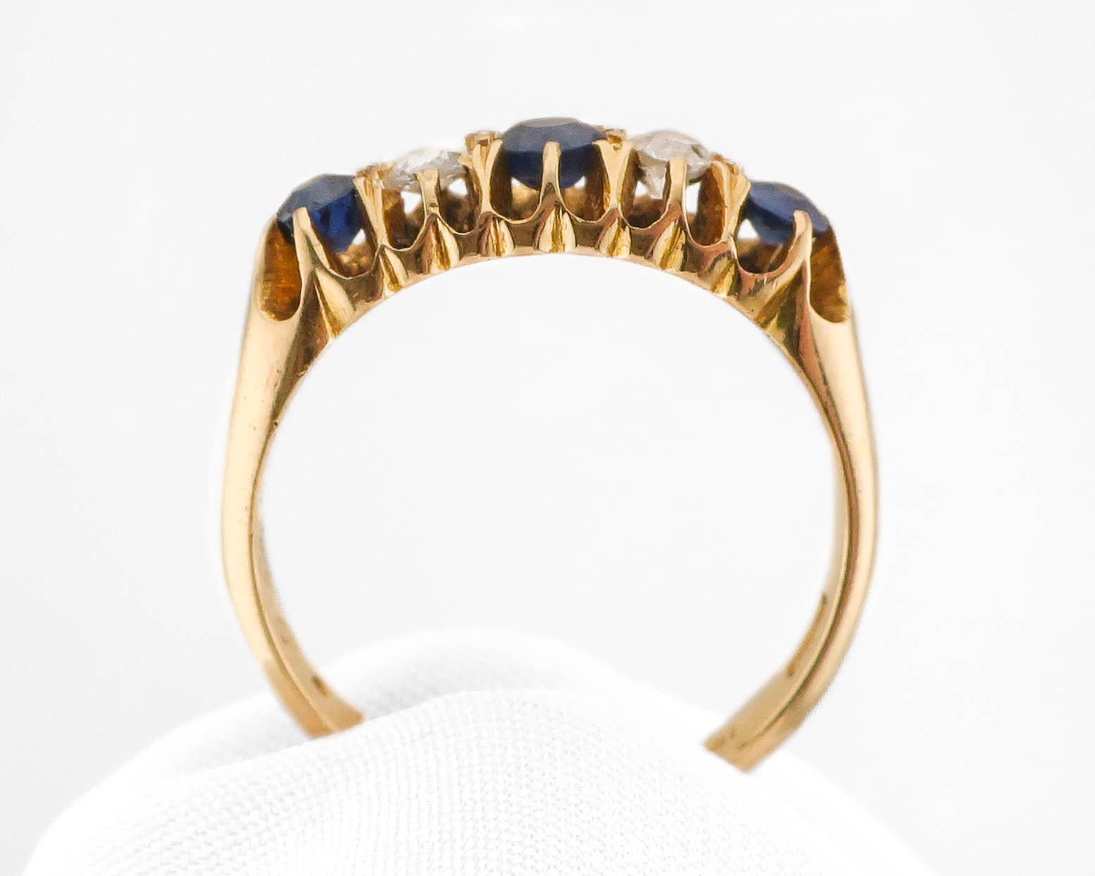 Edwardian Sapphire & Diamond Ring