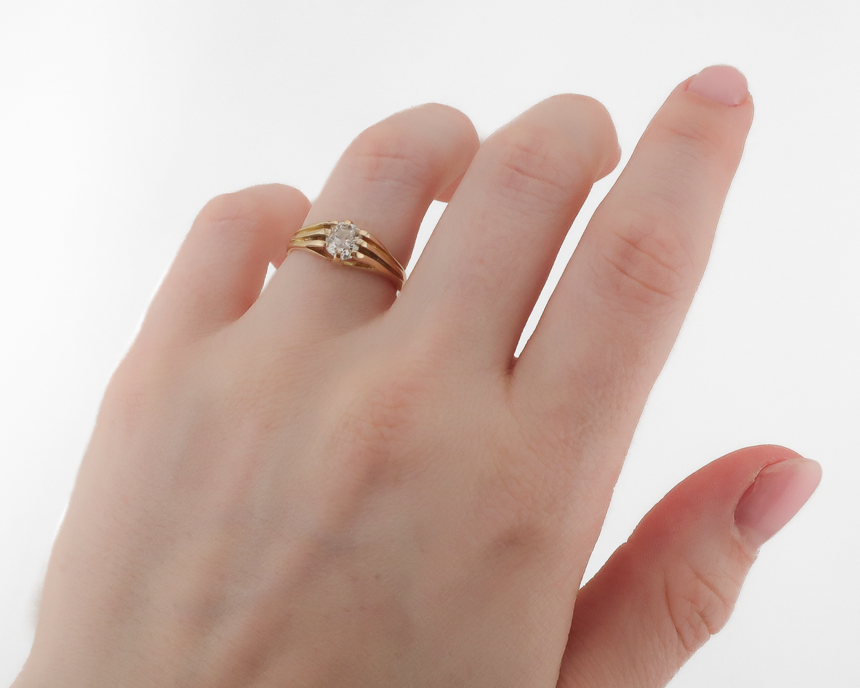 Victorian Diamond Solitaire