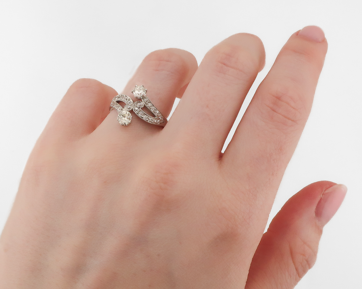 1930s Openwork Diamond Ring