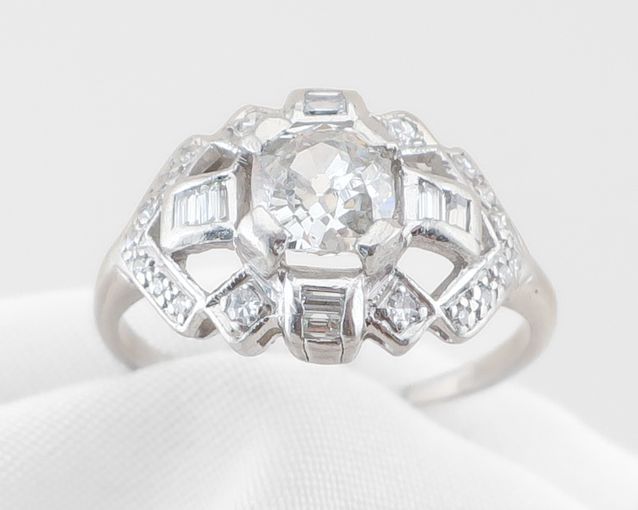 Midcentury Diamond Ring