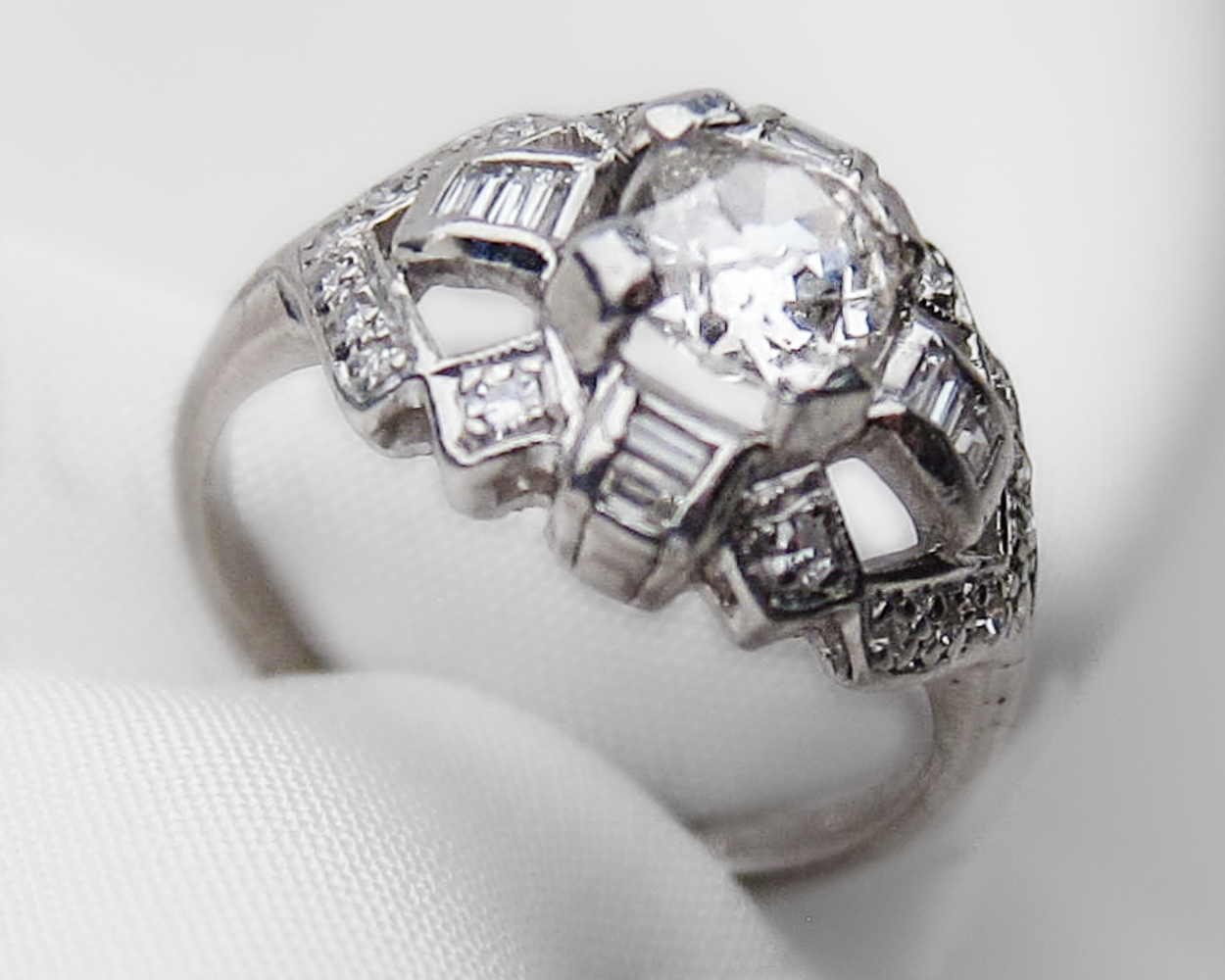 Midcentury Diamond Ring