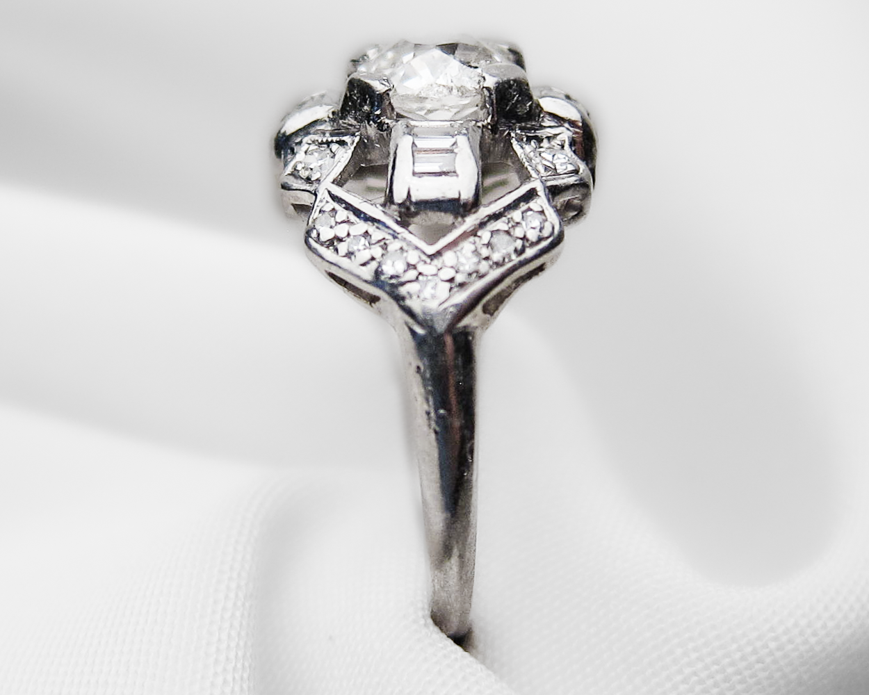 Midcentury Diamond Ring