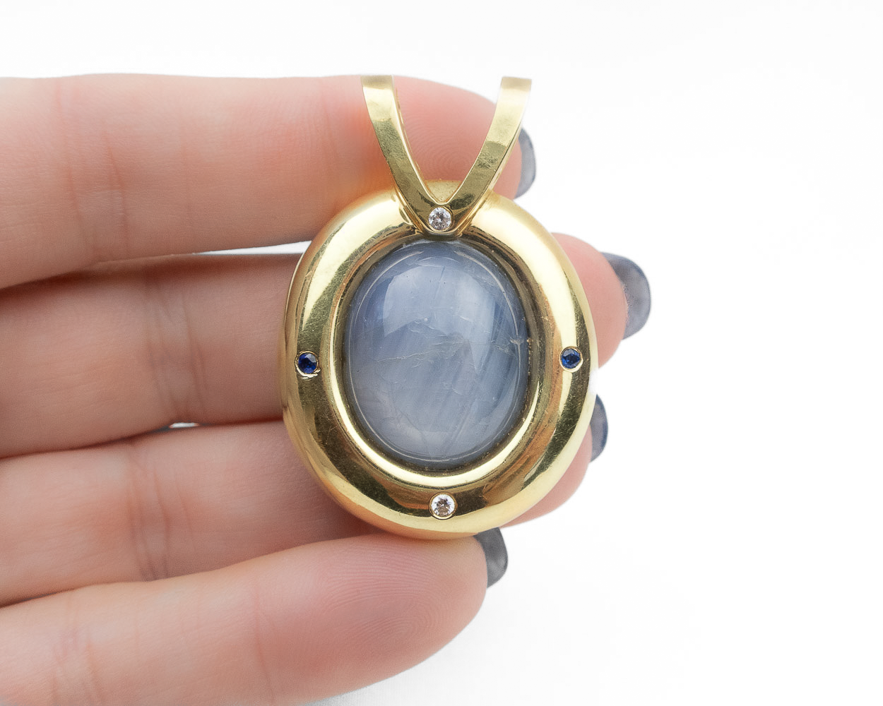 1980s Star Sapphire Pendant