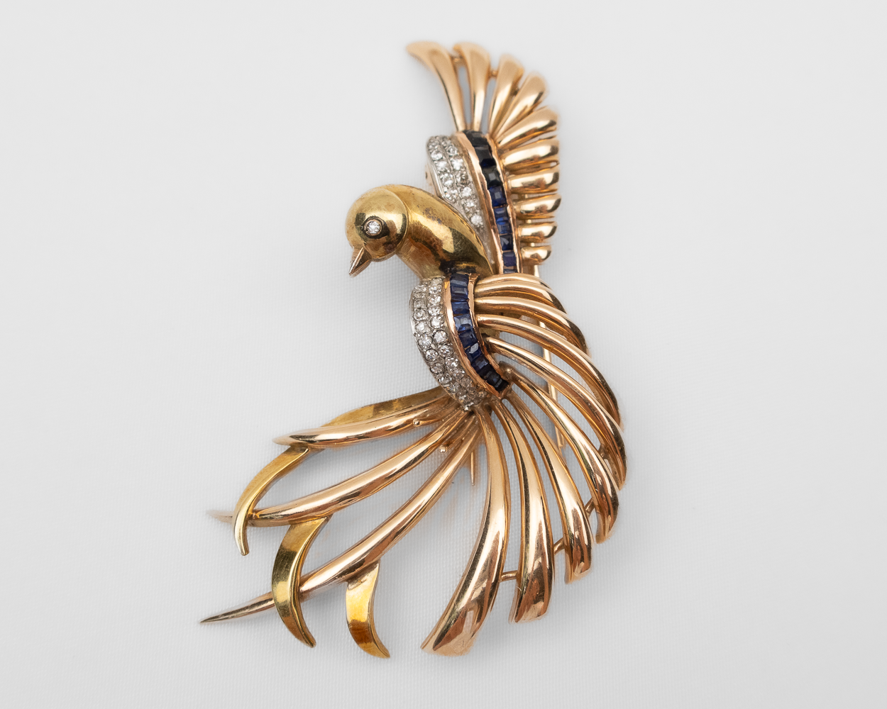 Retro Bird Brooch