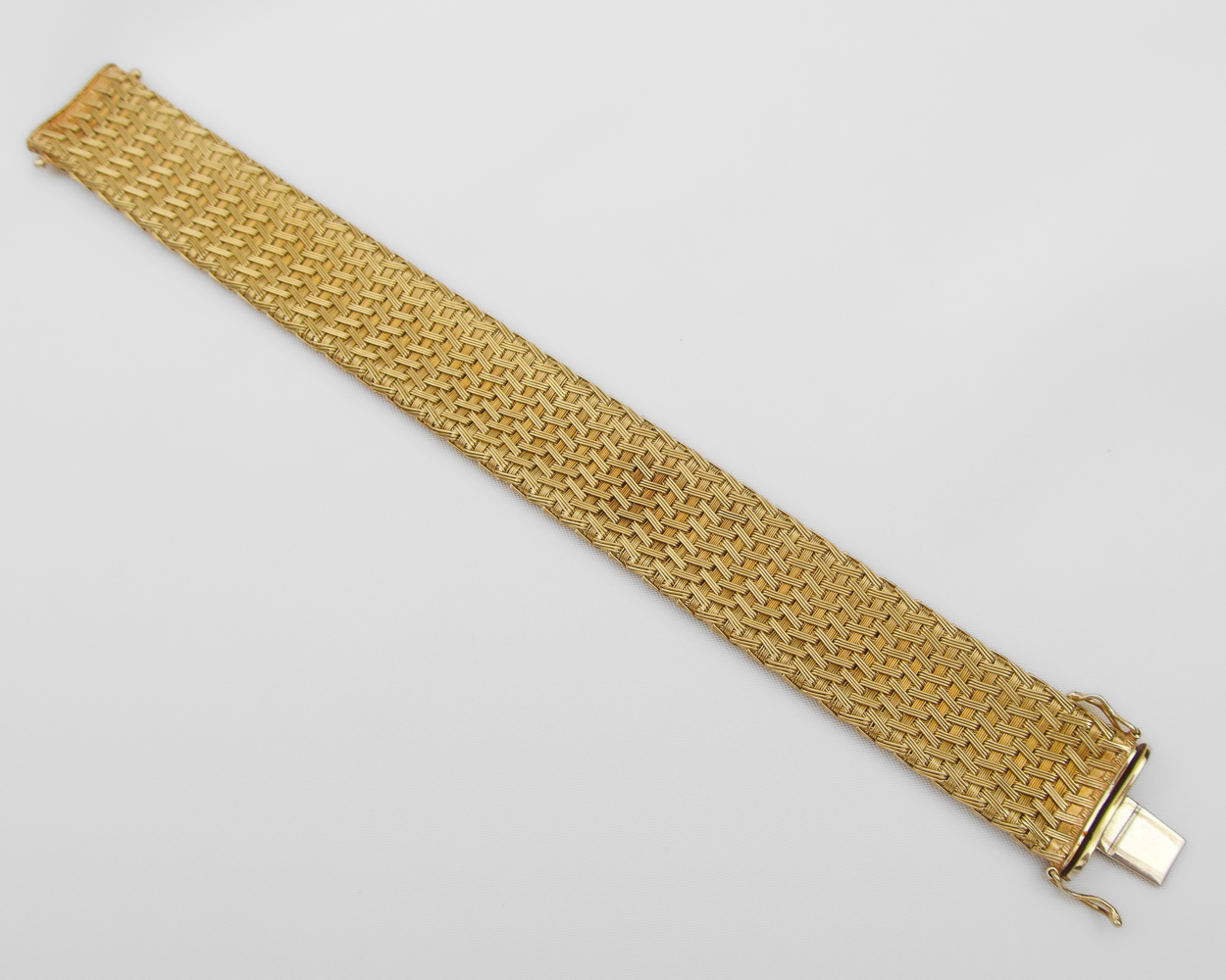 Vintage Gold Woven Herco Bracelet