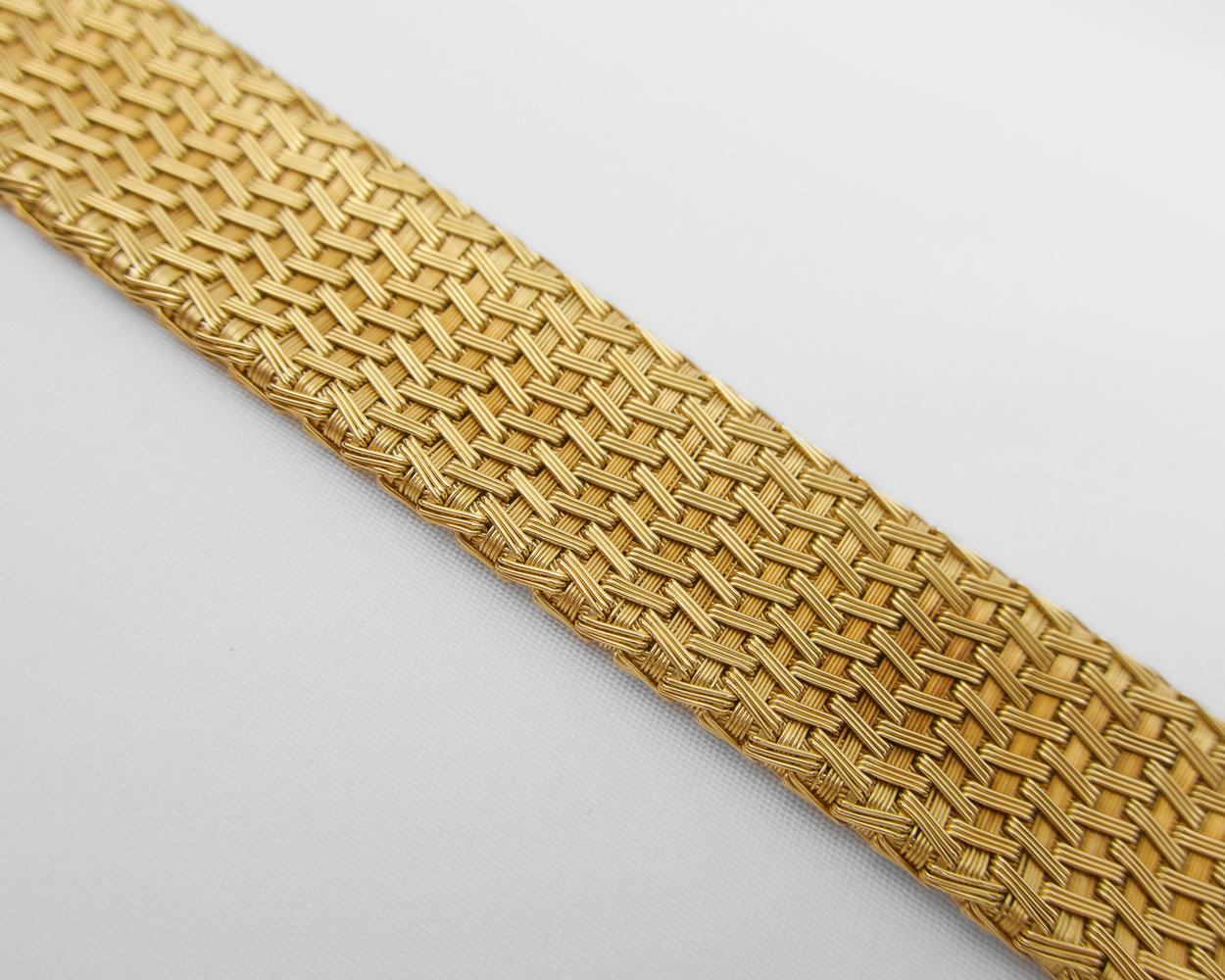 Vintage Gold Woven Herco Bracelet