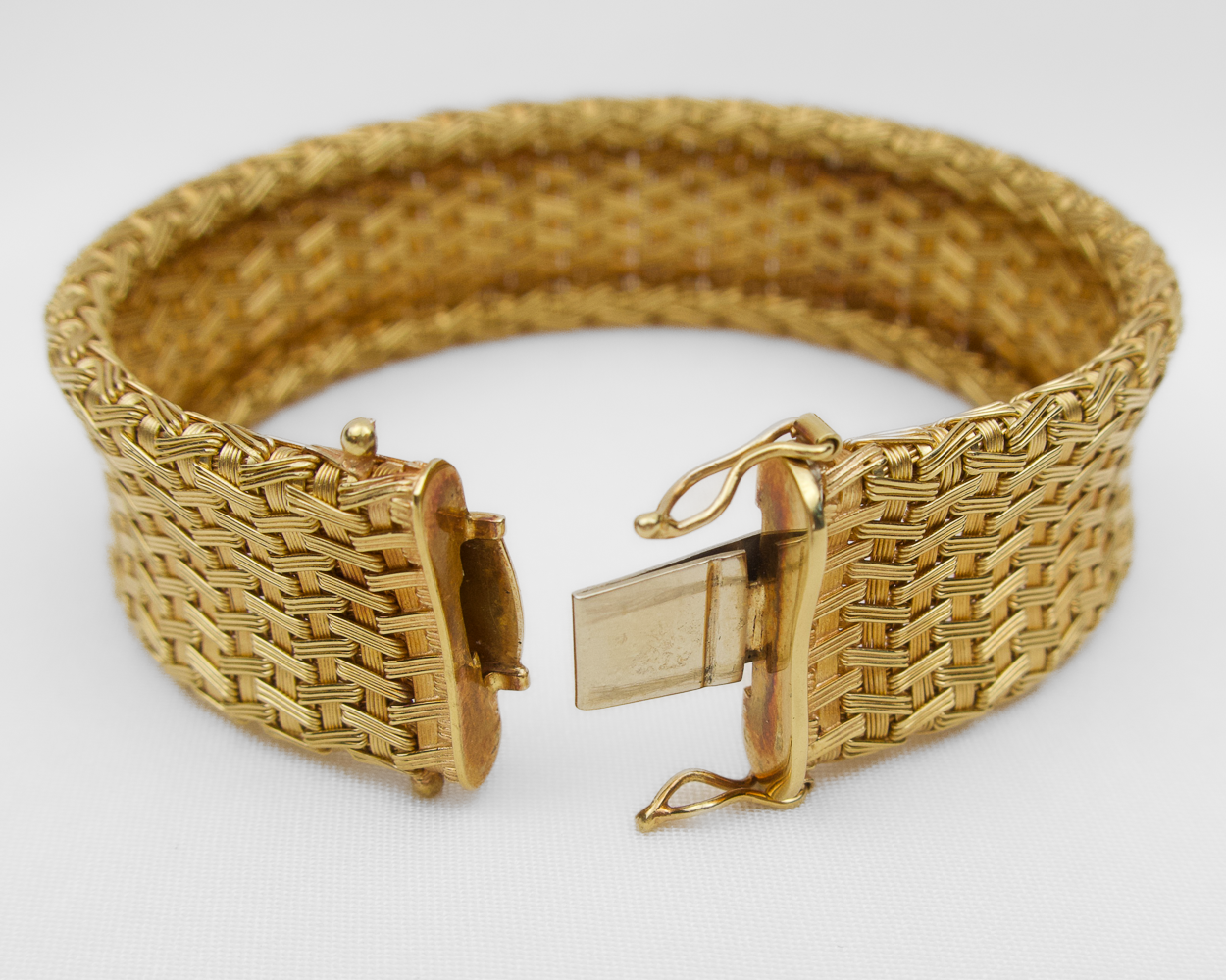 Vintage Gold Woven Herco Bracelet