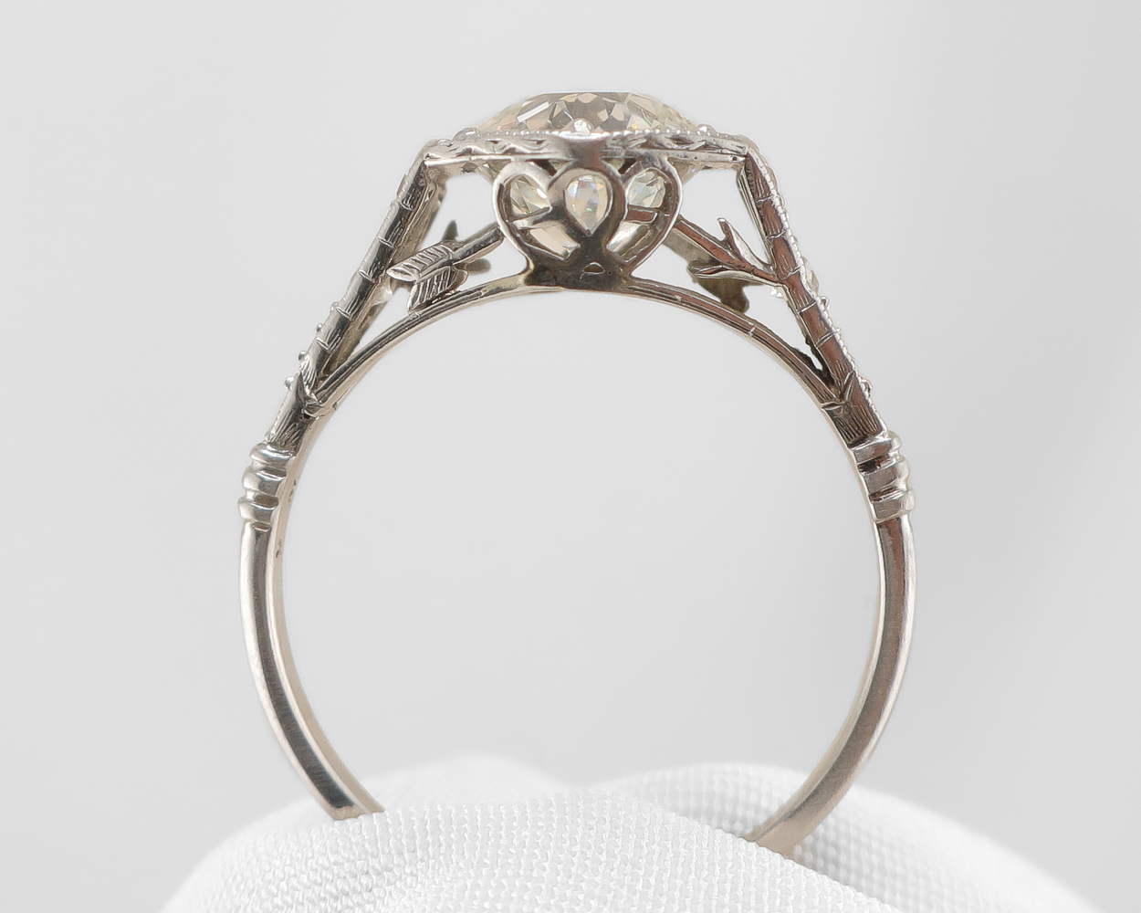 Art Deco Hexagonal Diamond Ring