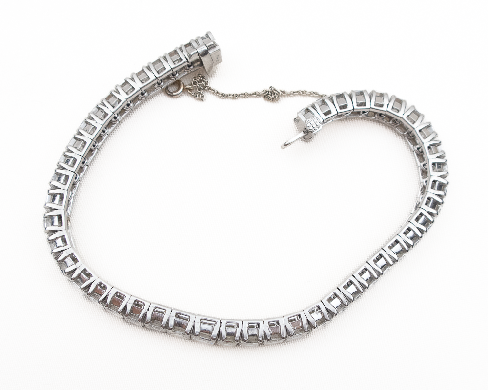 Mid-Century Diamond Bracelet