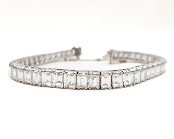 Tennis baguette clearance