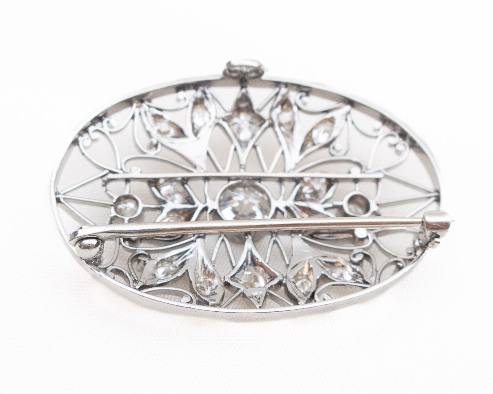 Art Deco Diamond Pendant/Brooch