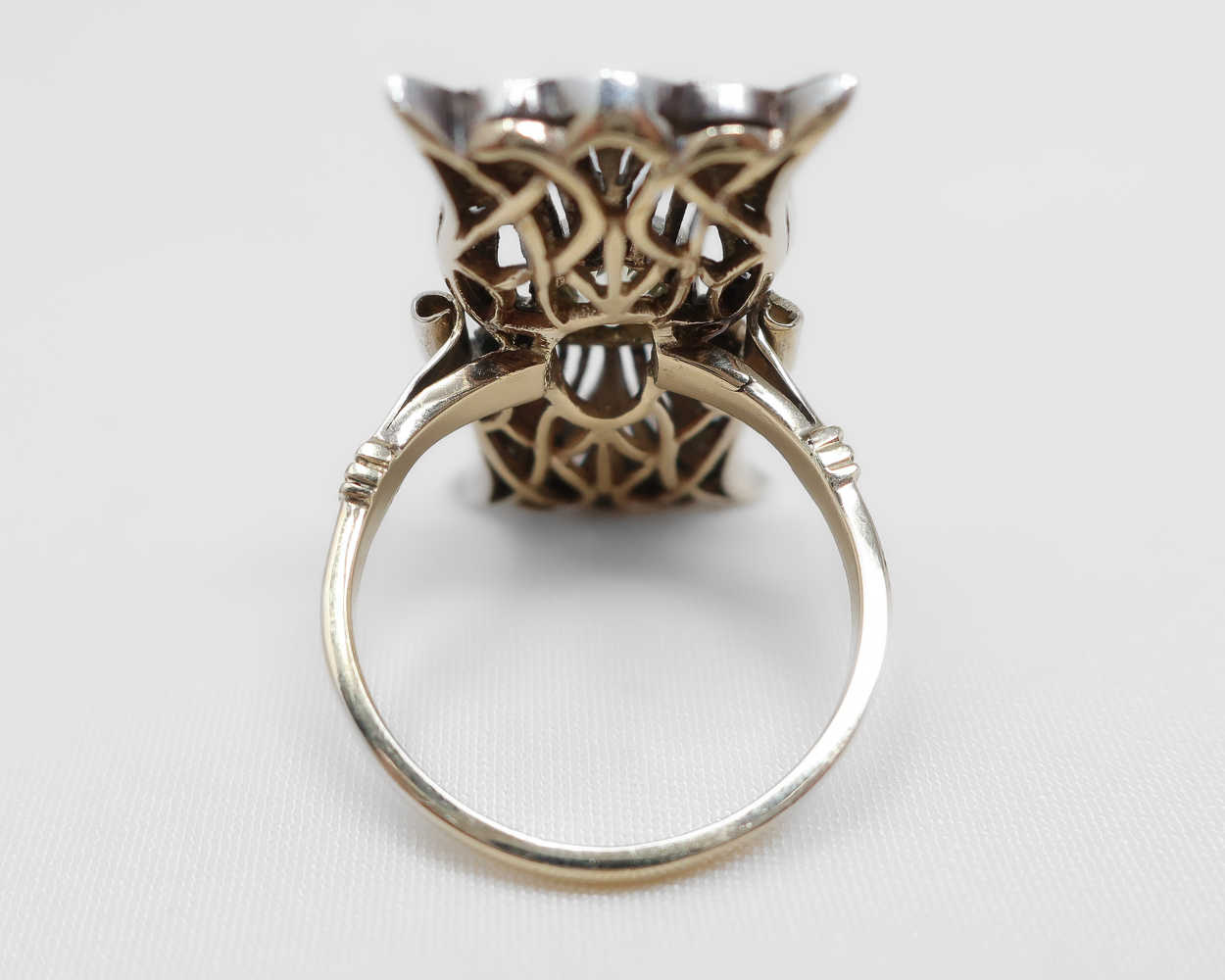 Edwardian North-South Diamond Ring