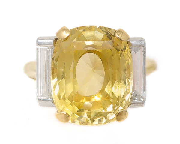 Buy Aurra Stores Yellow sapphire Ring with Natural 5.75 ratti Pukhraj stone  Online at Best Prices in India - JioMart.