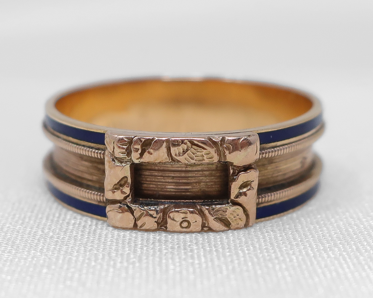 French Georgian Memorial Ring