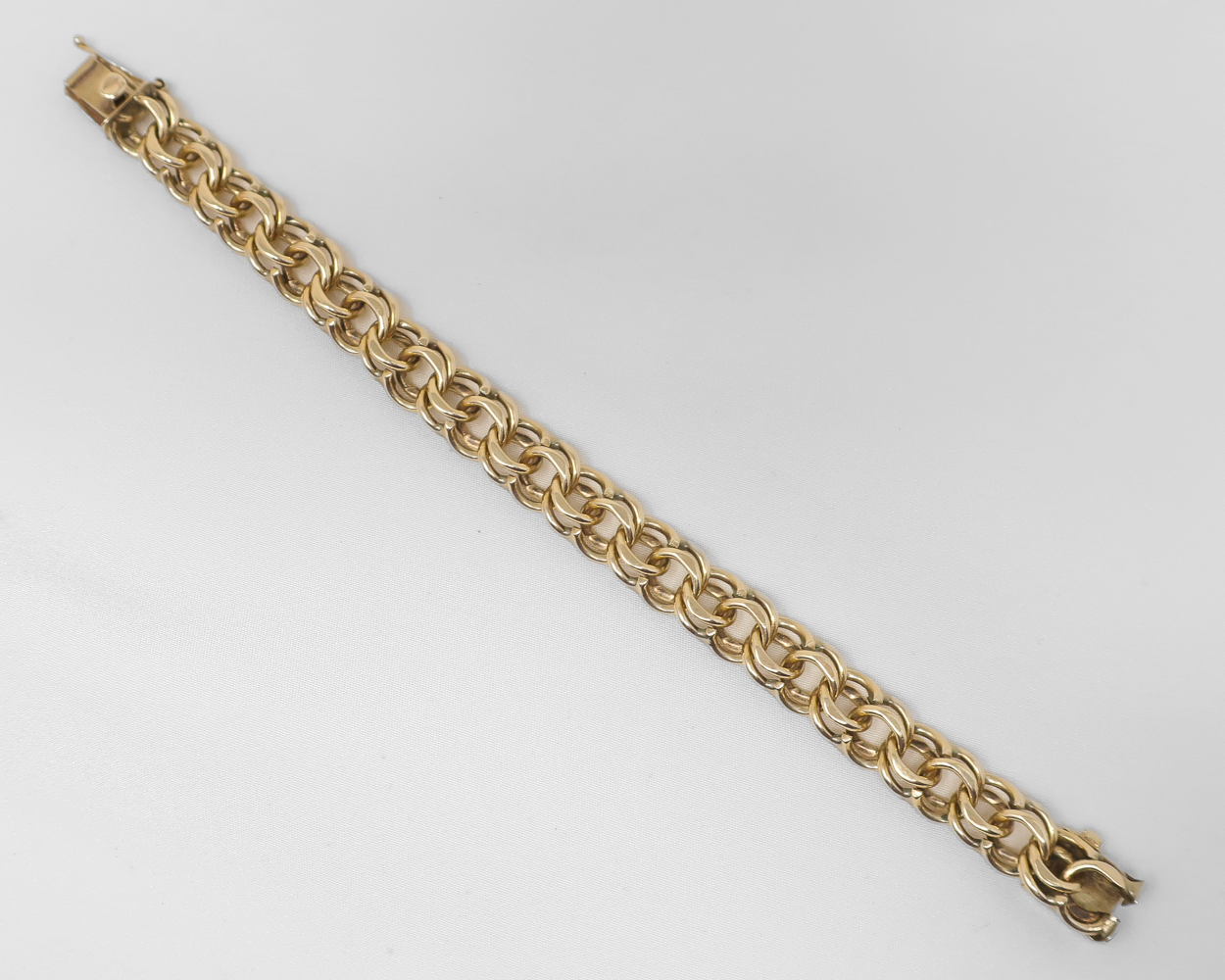 14KT Double-Link Gold Bracelet