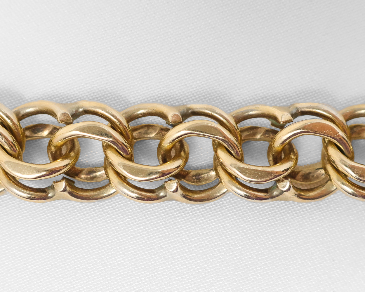 14KT Double-Link Gold Bracelet