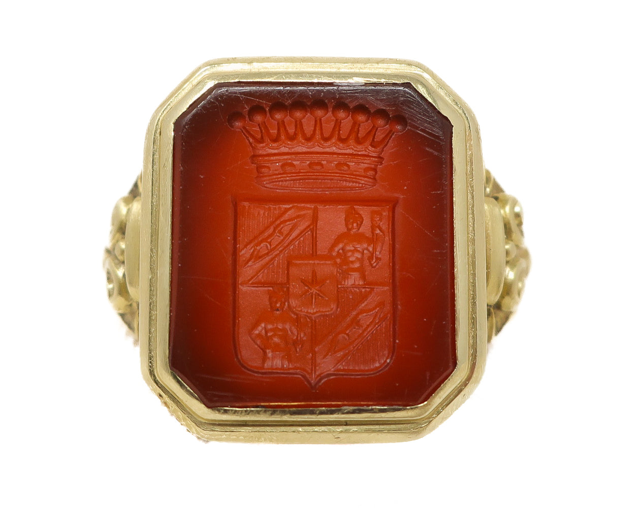 Spanish Carnelian Signet Ring