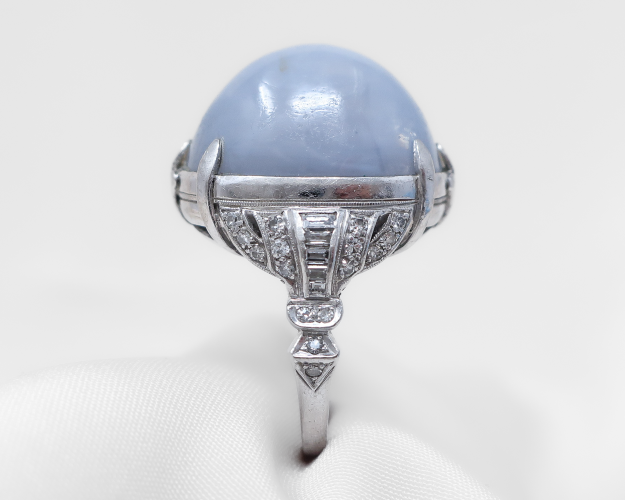 Midcentury Star Sapphire Ring