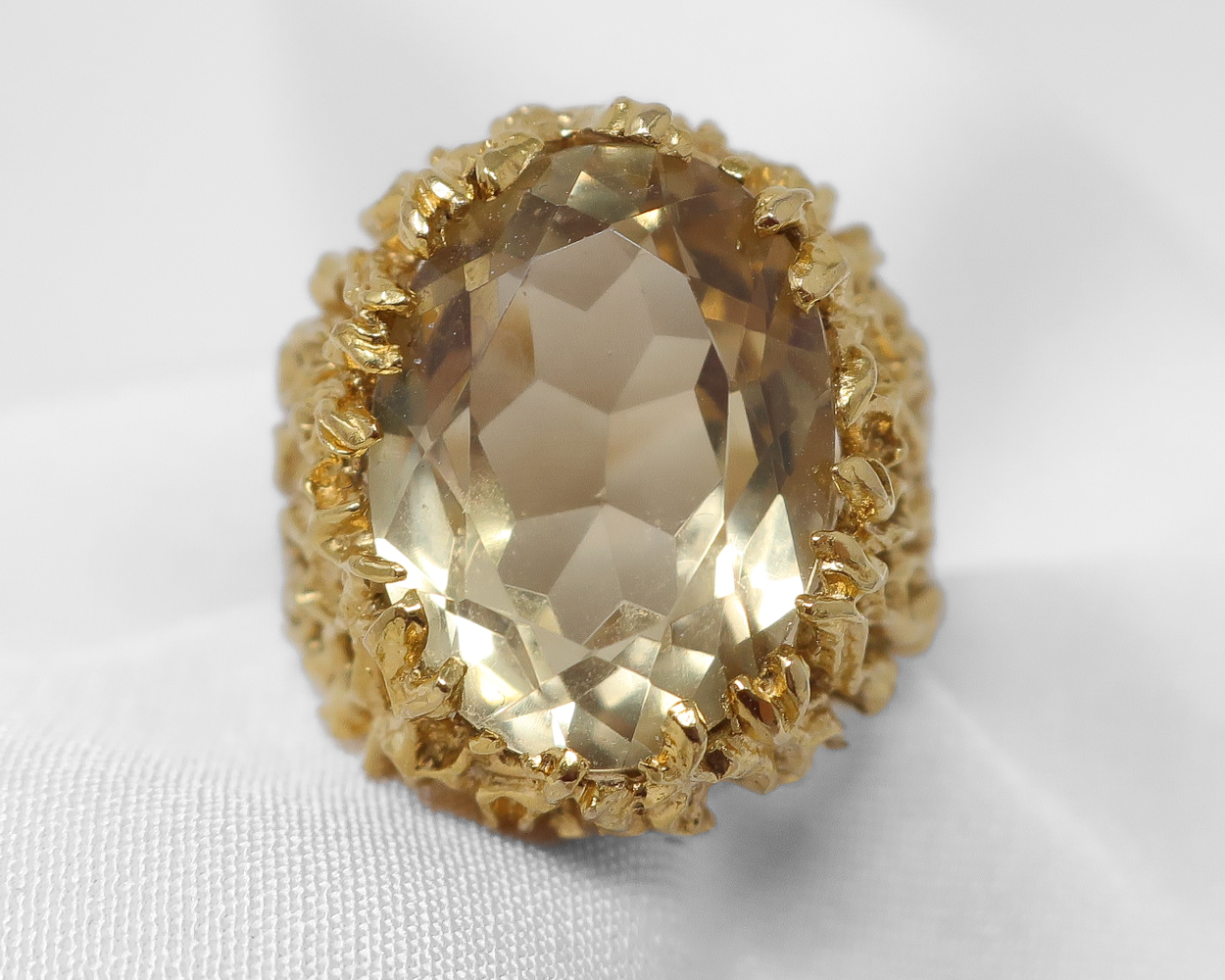 Circa 1975 Citrine Ring