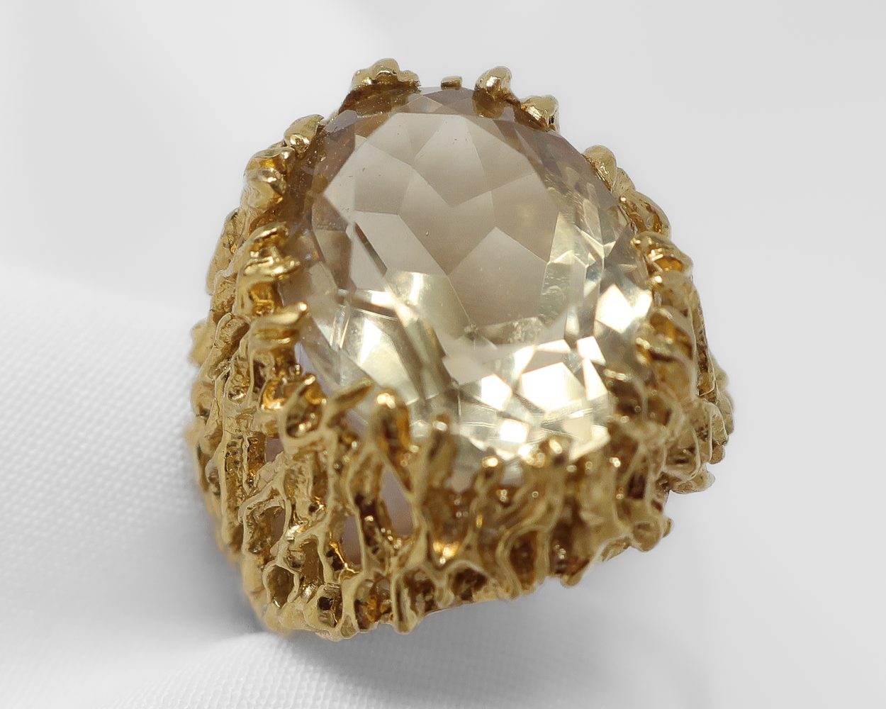 Circa 1975 Citrine Ring