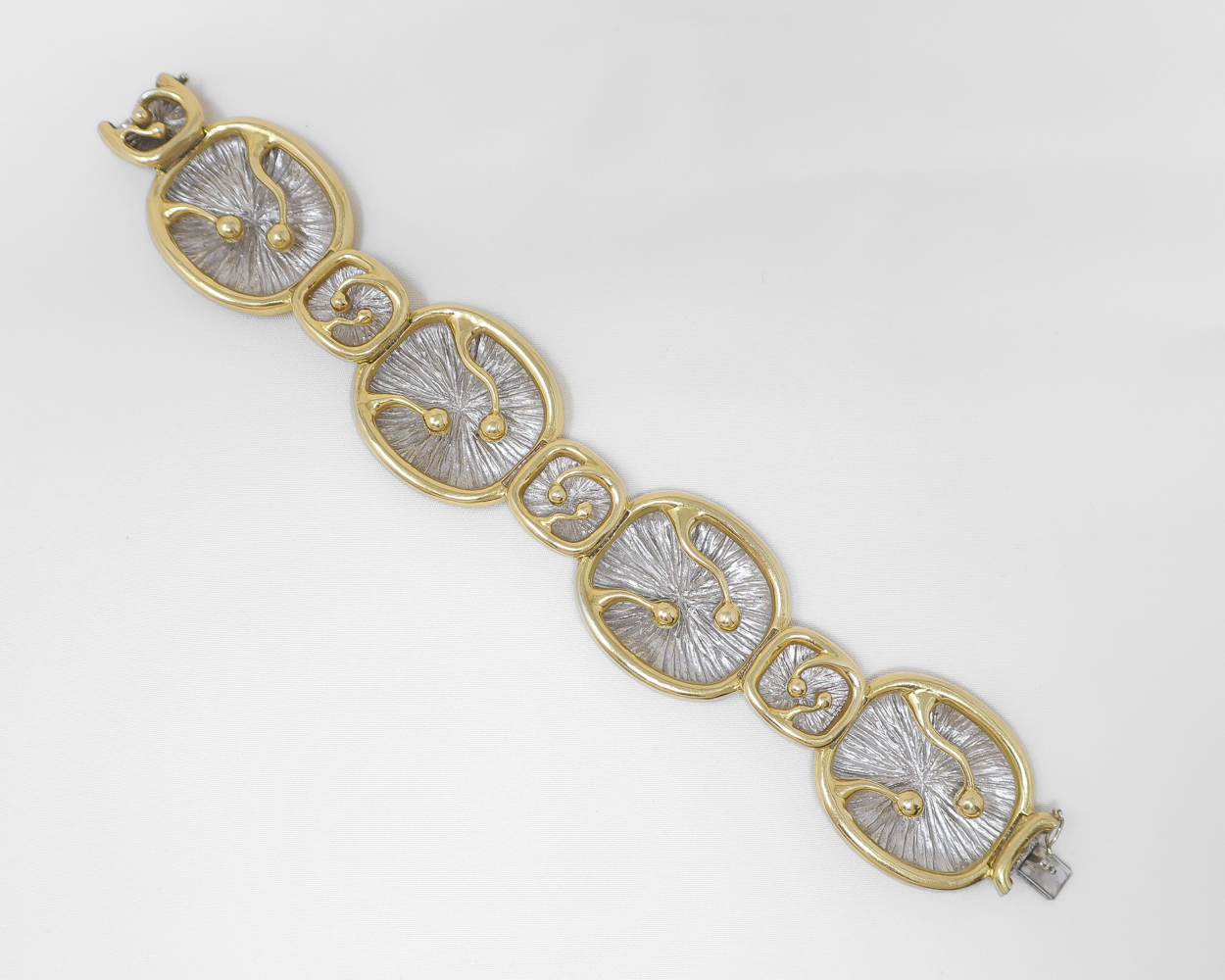 Late-Midcentury 18KT Two-Tone Gold Bracelet