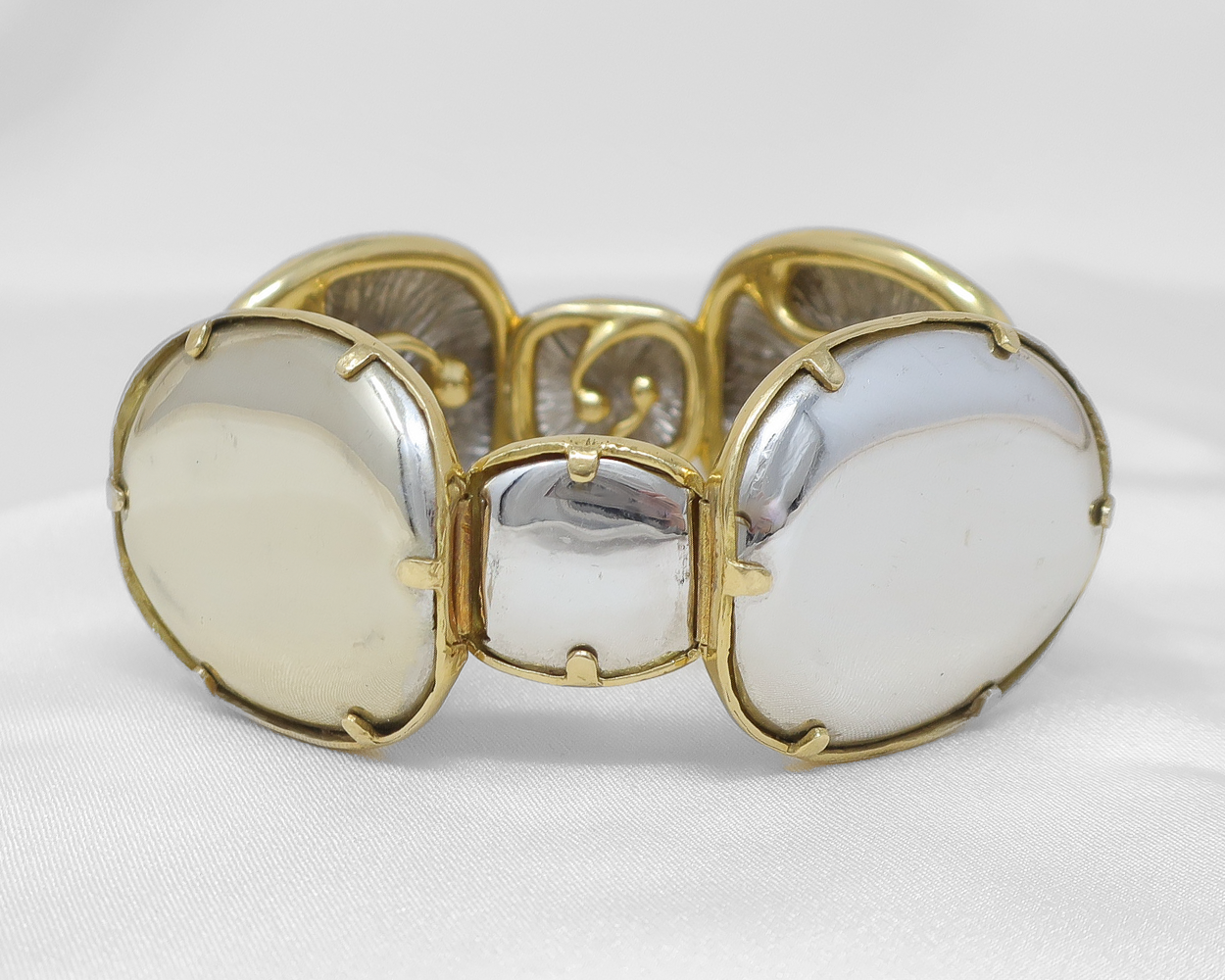 Late-Midcentury 18KT Two-Tone Gold Bracelet