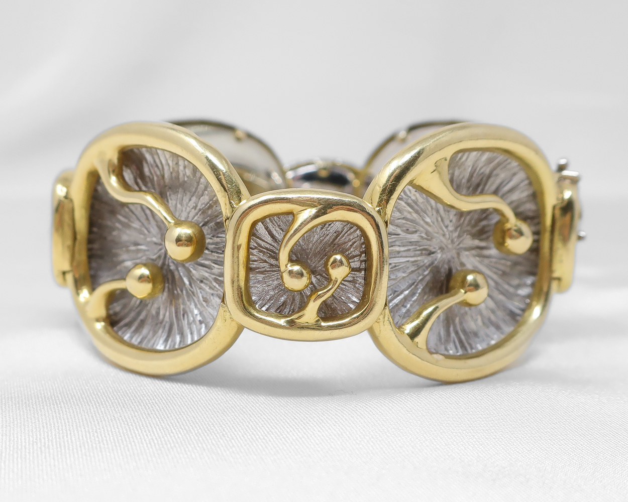 Late-Midcentury 18KT Two-Tone Gold Bracelet