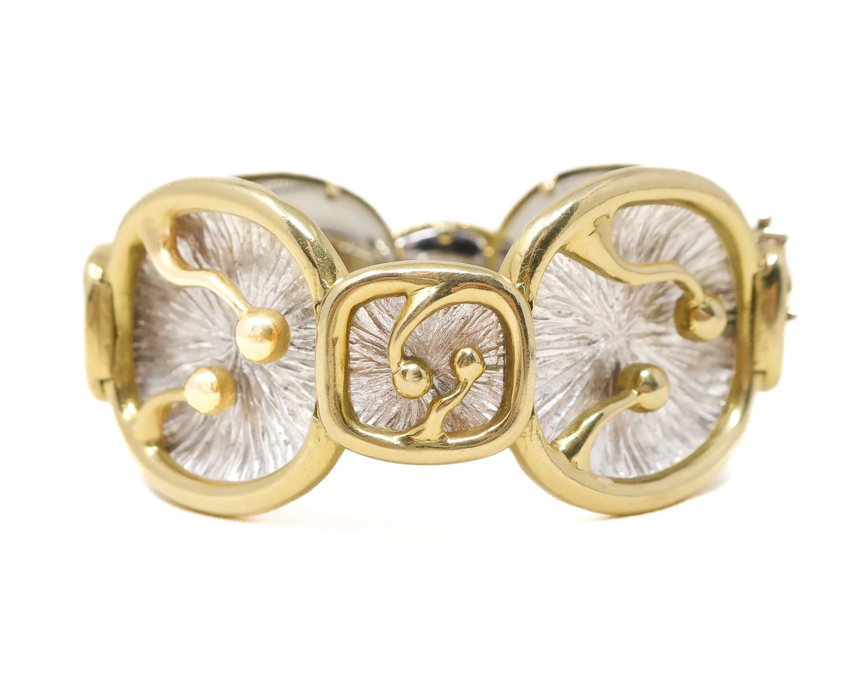 Late-Midcentury 18KT Two-Tone Gold Bracelet
