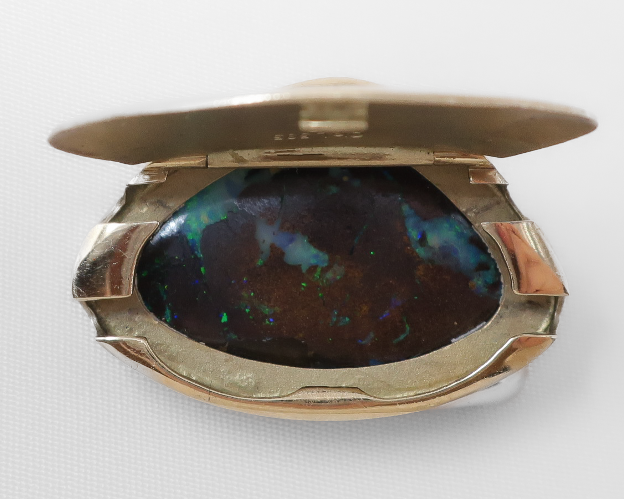 1970s Opal & Diamond Pendant Locket