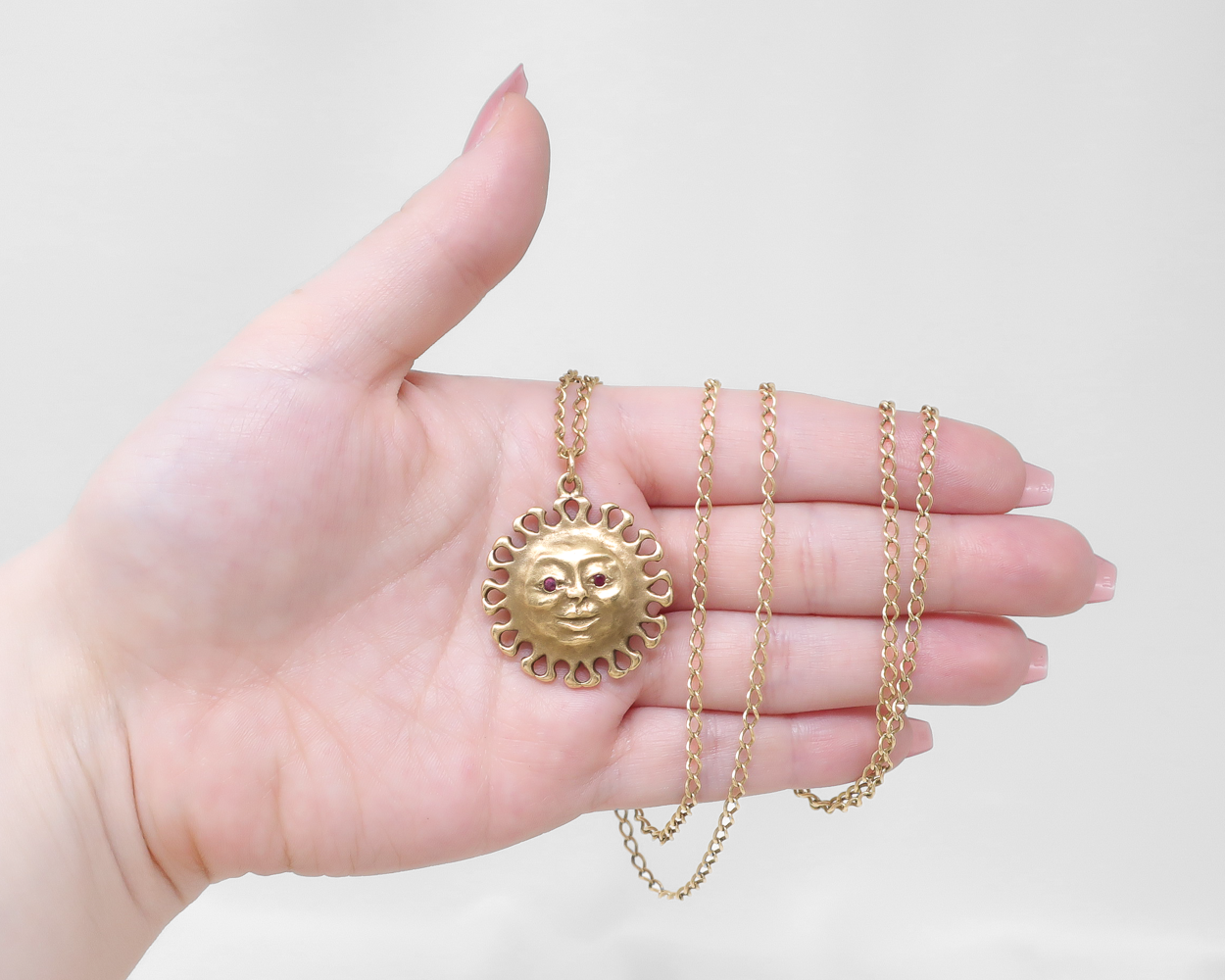 Late-Midcentury Reversible Sun Pendant