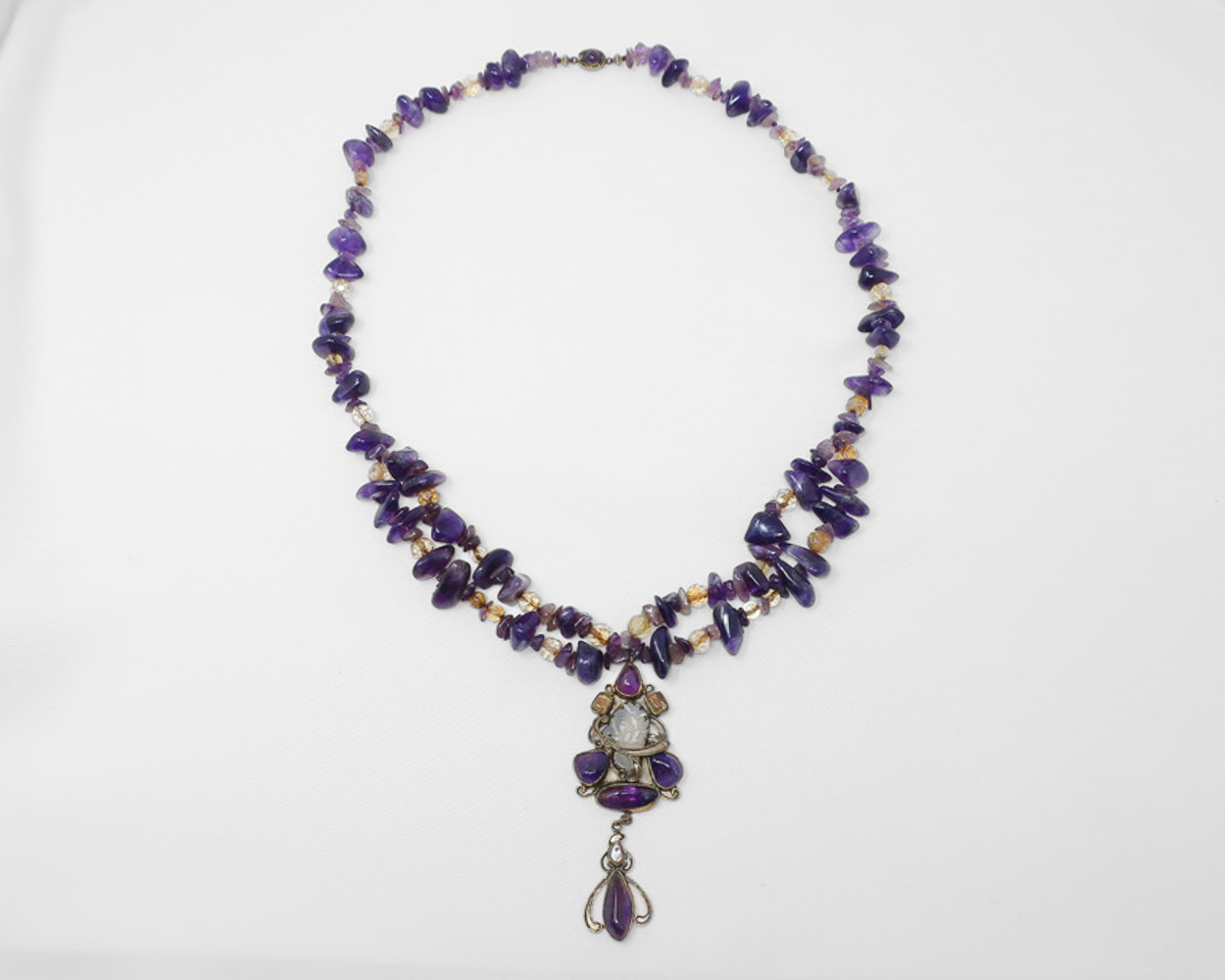 Vega Maddux Amethyst & Citrine Necklace