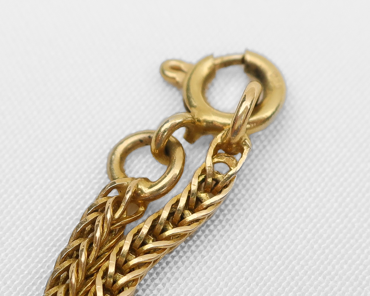 Vintage 18KT Herringbone Chain