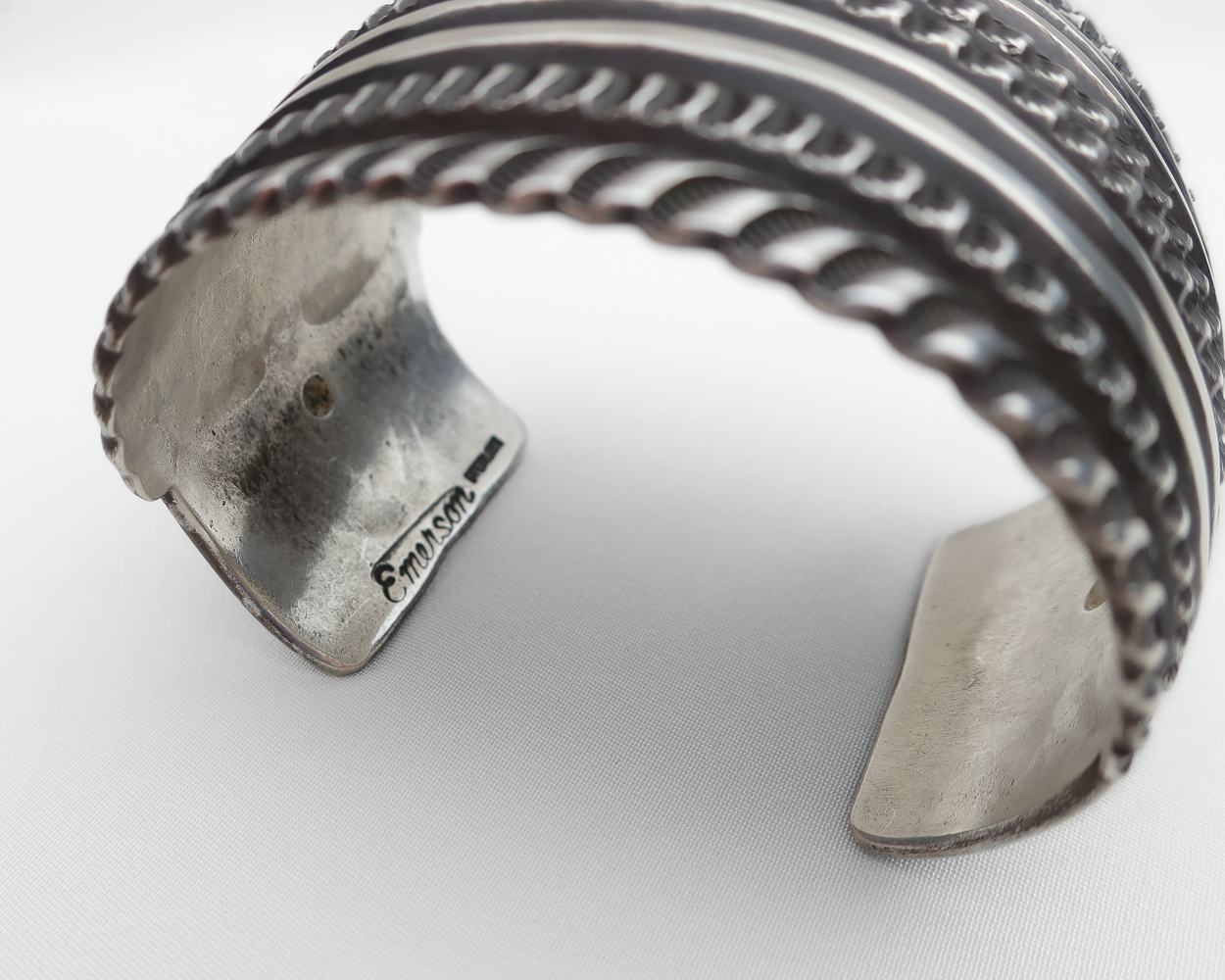 Wide Navajo Cuff by Emerson Bill