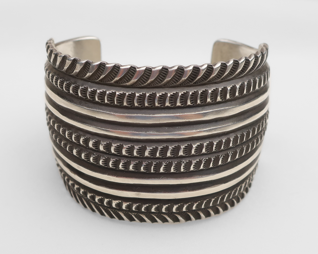 Wide Navajo Cuff by Emerson Bill — Isadoras Antique Jewelry