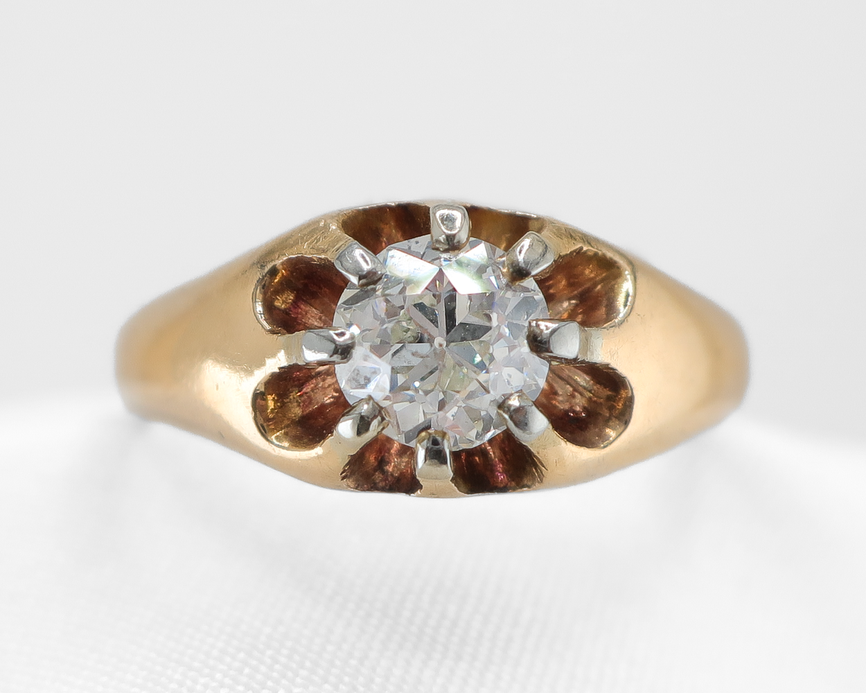 Victorian .65-Carat Diamond Ring