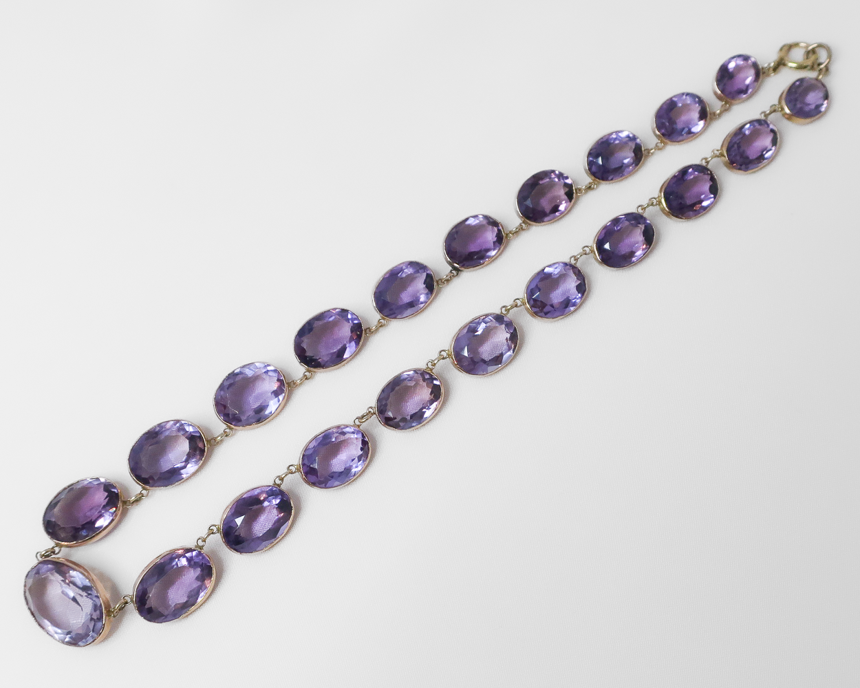 Art Deco Amethyst Riviére Necklace