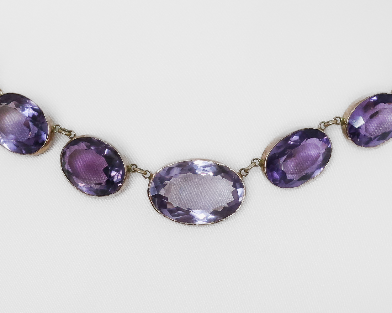 Art Deco Amethyst Riviére Necklace