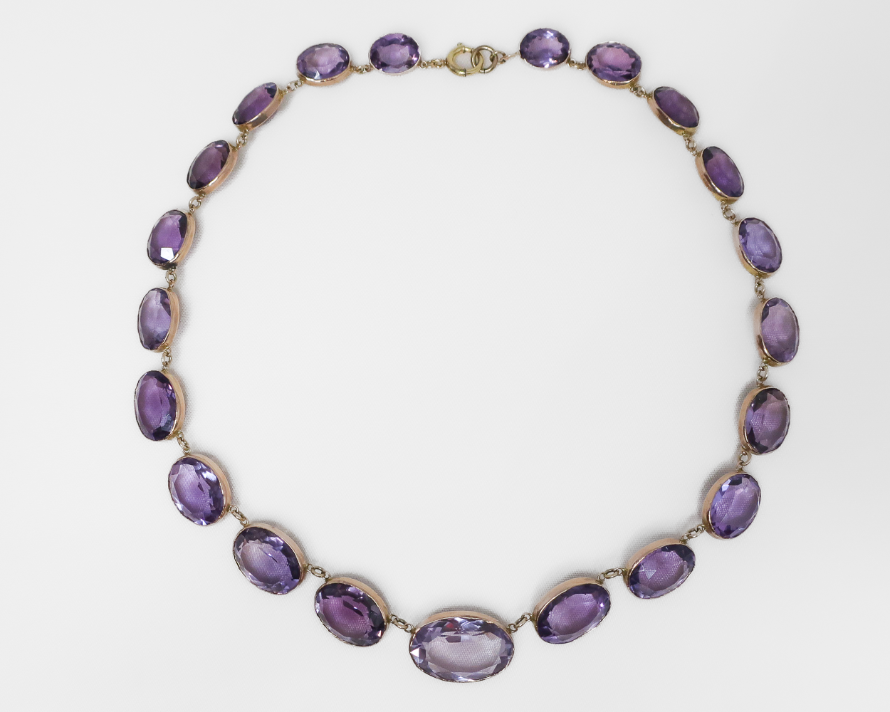 Art Deco Amethyst Riviére Necklace