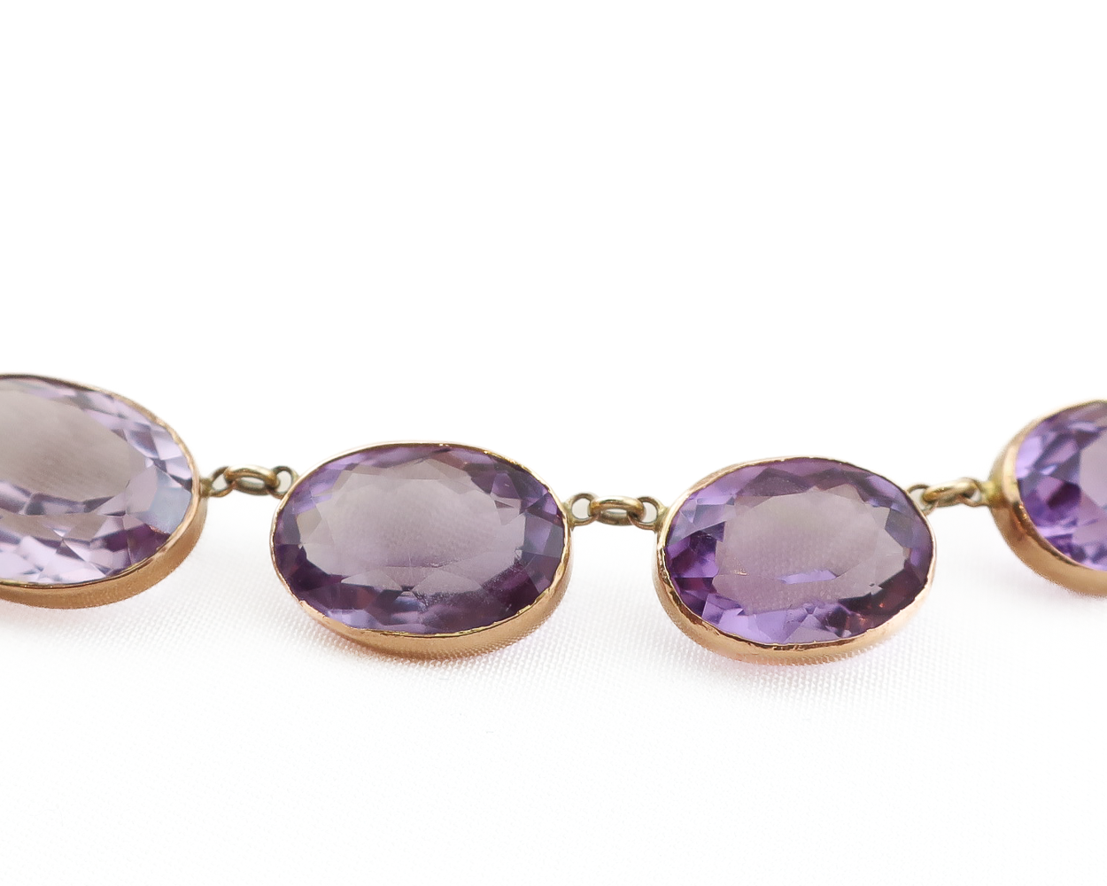 Art Deco Amethyst Riviére Necklace