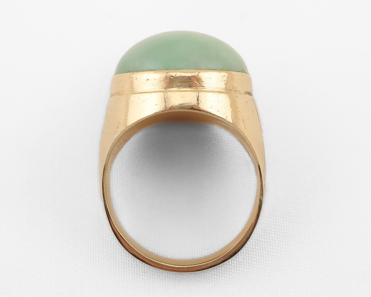 Vintage Jade Cabochon Ring