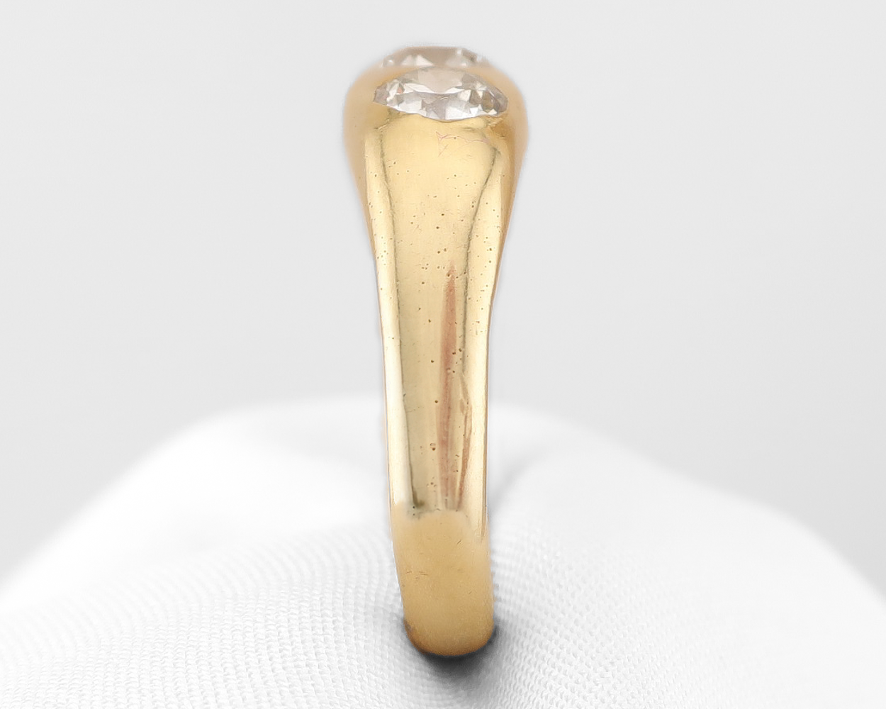 1970s Diamond and Gold Nugget Ring