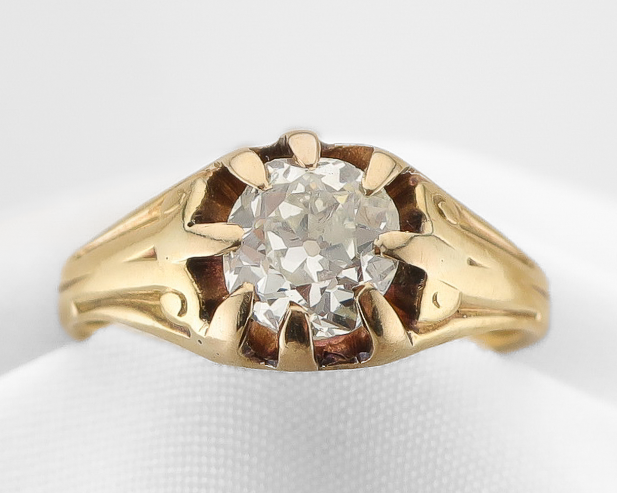 Victorian Old Mine-Cut Solitaire