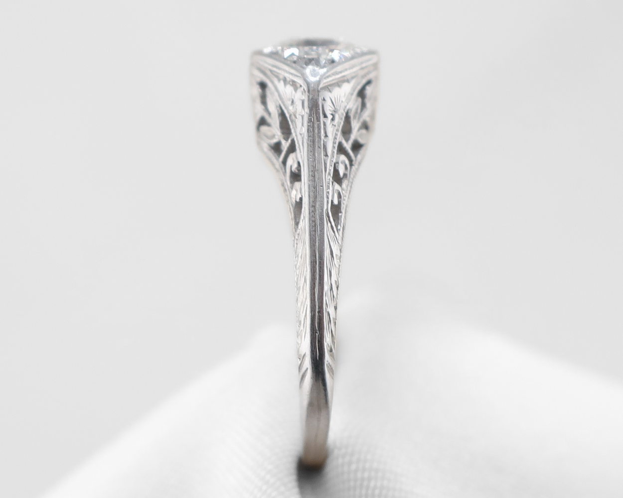 Art Deco Diamond and Platinum Ring